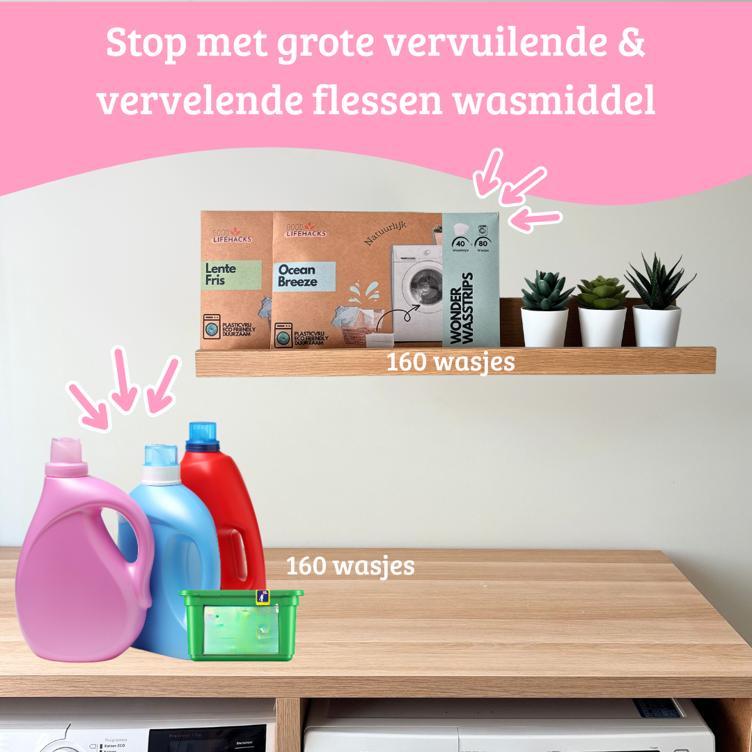 Milieuvriendelijke Wasstrips 80 wassen